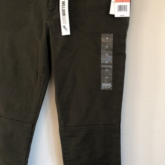 WILLIAM Rast NWT Jane skinny olive cargo sz 26 - Picture 6 of 7